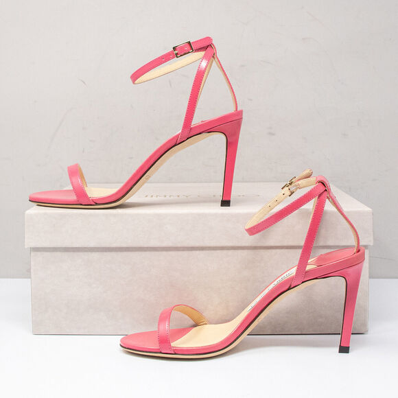 Jimmy Choo Minny 85, Size 35 EU (5 US) Bubble Pink Heels - Picture 3 of 8